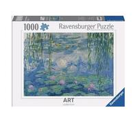 Ravensburger – Puzzle Art Monet Waterlilies – 1000 pièces – 70 x 50 cm