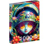 Puzzle 1000 piese Enjoy - Guerrier floral (Enjoy-2157)