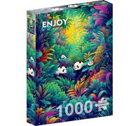 Puzzle 1000 piese Enjoy - Panda Haven (Enjoy-2220)