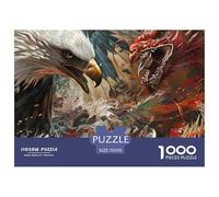 Puzzle 1000 Piezas ÁguilaJuego Educativo Entretenimento Multicolor The Battle of Wang Regalo Creativo Para La Relajación Juguete Colorido Para Niños De 8 A 12 Años 70x50cm/1000pcs