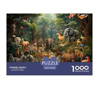 Puzzle 1000 Piezas Animales de la selvaJuego Educativo Entretenimento Multicolor Mundo animalRegalo, Diversión Clásicos Para Adultos Y Niños A Partir De 12 Años Puzzle 70x50cm/1000pcs
