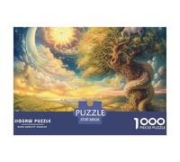 Puzzle 1000 Piezas Animales de la selvaJuego Educativo Pasatiempo Creativo Árbol de la VidaRegalo Creativo Para La Relajación Para Adultos Y Niños 38x26cm/1000pcs