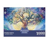 Puzzle 1000 Piezas Árbol de la VidaJuego Educativo Entretenimento Multicolor Nebula Juego Familiar Regalo Para Adultos Y Niños 38x26cm/1000pcs
