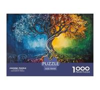 Puzzle 1000 Piezas Árbol de la VidaJuego Educativo Pasatiempo Creativo Multi-Color Pattern Regalo Creativo Para La Relajación Juguete Colorido Para Niños De 8 A 12 Años 70x50cm/1000pcs