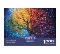 Puzzle 1000 Piezas Árbol de la VidaJuego Educativo Pasatiempo Creativo Under The Moon Regalo, Diversión Juguete Colorido Para Niños De 8 A 12 Años 70x50cm/1000pcs