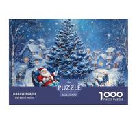 Puzzle 1000 Piezas Árbol de NavidadJuego Educativo Entretenimento Multicolor Santa Claus Juego Familiar Regalo Para Adultos Y Niños Mayores 70x50cm/1000pcs
