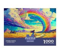 Puzzle 1000 Piezas ArcoírisSpirit Juego Educativo Entretenimento Multicolor Rural Scenery Regalo Creativo Para La Relajación Para Adultos Y Niños 70x50cm/1000pcs