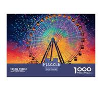 Puzzle 1000 Piezas AuroraFerris ruedaJuego Educativo Entretenimento Multicolor Parque de AtraccionesJuego Familiar Regalo Clásicos Para Adultos Y Niños A Partir De 12 Años Puzzle 70x50cm/1000pcs