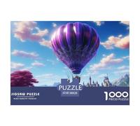 Puzzle 1000 Piezas Balón de Aire calienteJuego Educativo Pasatiempo Creativo Dreamy País de Las MaravillasRegalo, Diversión Juguete Colorido Para Niños De 8 A 12 Años 38x26cm/1000pcs