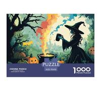 Puzzle 1000 Piezas brujaJuego Educativo Entretenimento Multicolor Pumpkin Lantern Juego Familiar Regalo Juguete Colorido Para Niños De 8 A 12 Años 70x50cm/1000pcs