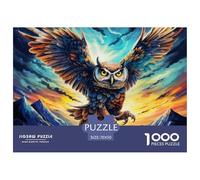 Puzzle 1000 Piezas búho, Desafío, Juguete Entretenimento Multicolor High Mountain Top Juego Familiar Regalo Juguete Colorido Para Niños De 8 A 12 Años 70x50cm/1000pcs