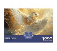 Puzzle 1000 Piezas búhoJuego Educativo Pasatiempo Creativo Nocturnal PájaroJuego Familiar Regalo Para Adultos Y Niños 38x26cm/1000pcs