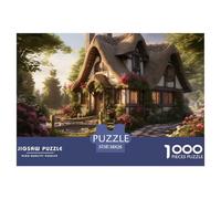 Puzzle 1000 Piezas CASA acogedora, Desafío, Juguete Entretenimento Multicolor A Cabin in The Woods Juego Familiar Regalo Juguete Colorido Para Niños De 8 A 12 Años 38x26cm/1000pcs