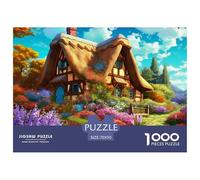 Puzzle 1000 Piezas CASA de Campo Mountain Village, Desafío, Juguete Entretenimento Multicolor Lavender Regalo Creativo Para La Relajación Juguete Colorido Para Niños De 8 A 12 Años 70x50cm/1000pcs