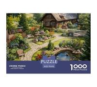 Puzzle 1000 Piezas CASA rústica, Desafío, Juguete Entretenimento Multicolor Rural Scenery Juego Familiar Regalo Clásicos Para Adultos Y Niños A Partir De 12 Años Puzzle 70x50cm/1000pcs