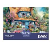 Puzzle 1000 Piezas CASA rústicaJuego Educativo Entretenimento Multicolor Rural Scenery Juego Familiar Regalo Clásicos Para Adultos Y Niños A Partir De 12 Años Puzzle 70x50cm/1000pcs
