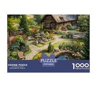 Puzzle 1000 Piezas CASA rústicaJuego Educativo Entretenimento Multicolor Rural Scenery Juego Familiar Regalo Juguete Colorido Para Niños De 8 A 12 Años 38x26cm/1000pcs