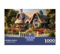 Puzzle 1000 Piezas CASA rústicaJuego Educativo Entretenimento Multicolor Rural Scenery Juego Familiar Regalo Juguete Colorido Para Niños De 8 A 12 Años 38x26cm/1000pcs