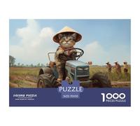 Puzzle 1000 Piezas Chinese Rural GatoJuego Educativo Pasatiempo Creativo TractoresJuego Familiar Regalo Clásicos Para Adultos Y Niños A Partir De 12 Años Puzzle 70x50cm/1000pcs