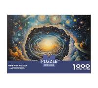 Puzzle 1000 Piezas Cielo cósmico estrellado, Desafío, Juguete Entretenimento Multicolor Planetary Black Hole Regalo, Diversión Para Adultos Y Niños Mayores De 12 Años 38x26cm/1000pcs