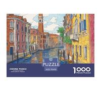 Puzzle 1000 Piezas Ciudad Del Agua de VeneciaJuego Educativo Pasatiempo Creativo Tower Regalo, Diversión Para Adultos Y Niños 70x50cm/1000pcs
