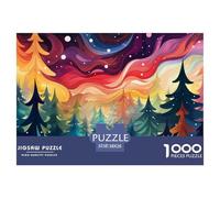 Puzzle 1000 Piezas Colourful Árbol de NavidadJuego Educativo Entretenimento Multicolor Colorful Patterns Juego Familiar Regalo Juguete Colorido Para Niños De 8 A 12 Años 38x26cm/1000pcs
