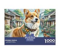 Puzzle 1000 Piezas CorgiJuego Educativo Entretenimento Multicolor Port City Juego Familiar Regalo Para Adultos Y Niños Mayores 38x26cm/1000pcs