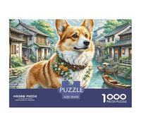 Puzzle 1000 Piezas CorgiJuego Educativo Pasatiempo Creativo Port City Juego Familiar Regalo Para Adultos Y Niños 70x50cm/1000pcs