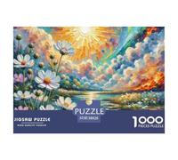 Puzzle 1000 Piezas CosmosBipinnatoJuego Educativo Pasatiempo Creativo Pintura de paisajesRegalo Creativo Para La Relajación Para Adultos Y Niños Mayores 38x26cm/1000pcs