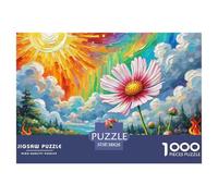 Puzzle 1000 Piezas CosmosBipinnatoJuego Educativo Pasatiempo Creativo Pintura de paisajesRegalo Creativo Para La Relajación Para Adultos Y Niños 38x26cm/1000pcs
