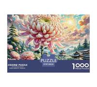 Puzzle 1000 Piezas CrisantemoJuego Educativo Entretenimento Multicolor Ancient Architecture Juego Familiar Regalo Juguete Colorido Para Niños De 8 A 12 Años 38x26cm/1000pcs