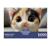 Puzzle 1000 Piezas Cute Gato, Desafío, Juguete Entretenimento Multicolor Pet GatoJuego Familiar Regalo Clásicos Para Adultos Y Niños A Partir De 12 Años Puzzle 38x26cm/1000pcs
