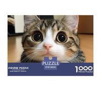 Puzzle 1000 Piezas Cute GatoJuego Educativo Entretenimento Multicolor Pet GatoRegalo Creativo Para La Relajación Para Adultos Y Niños Mayores De 12 Años 38x26cm/1000pcs