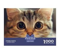 Puzzle 1000 Piezas Cute GatoJuego Educativo Pasatiempo Creativo Pet GatoRegalo, Diversión Para Adultos Y Niños Mayores De 12 Años 70x50cm/1000pcs