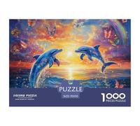 Puzzle 1000 Piezas delfínJuego Educativo Pasatiempo Creativo ArcoírisButterflies Regalo Creativo Para La Relajación Clásicos Para Adultos Y Niños A Partir De 12 Años Puzzle 70x50cm/1000pcs
