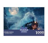 Puzzle 1000 Piezas DreamtrainJuego Educativo Entretenimento Multicolor Under The Hermosa lunaRegalo, Diversión Para Adultos Y Niños Mayores 38x26cm/1000pcs
