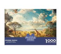 Puzzle 1000 Piezas Elefante, Desafío, Juguete Entretenimento Multicolor African Continent Regalo, Diversión Clásicos Para Adultos Y Niños A Partir De 12 Años Puzzle 38x26cm/1000pcs