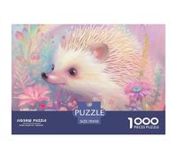 Puzzle 1000 Piezas erizoJuego Educativo Pasatiempo Creativo Pink ArcoírisRegalo Creativo Para La Relajación Para Adultos Y Niños 70x50cm/1000pcs