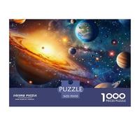 Puzzle 1000 Piezas Espacio exteriorJuego Educativo Entretenimento Multicolor Solar System Regalo Creativo Para La Relajación Para Adultos Y Niños Mayores 70x50cm/1000pcs