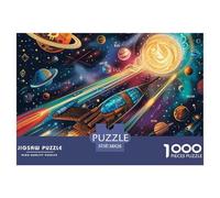 Puzzle 1000 Piezas Espacio SueñoJuego Educativo Entretenimento Multicolor Spacecraft Juego Familiar Regalo Para Adultos Y Niños 38x26cm/1000pcs