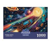 Puzzle 1000 Piezas Espacio SueñoJuego Educativo Entretenimento Multicolor Spacecraft Juego Familiar Regalo Para Adultos Y Niños Mayores De 12 Años 70x50cm/1000pcs