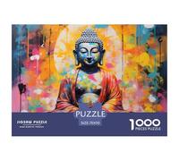 Puzzle 1000 Piezas Figure of The Buda, Desafío, Juguete Entretenimento Multicolor Temple Juego Familiar Regalo Para Adultos Y Niños Mayores De 12 Años 70x50cm/1000pcs