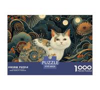Puzzle 1000 Piezas GatitoJuego Educativo Pasatiempo Creativo Chinese Li Hua Juego Familiar Regalo Juguete Colorido Para Niños De 8 A 12 Años 38x26cm/1000pcs