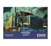 Puzzle 1000 Piezas Gran camión, Desafío, Juguete Entretenimento Multicolor Cowgirl Juego Familiar Regalo Para Adultos Y Niños Mayores 70x50cm/1000pcs