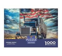 Puzzle 1000 Piezas Gran camión, Desafío, Juguete Entretenimento Multicolor Flag Regalo, Diversión Para Adultos Y Niños Mayores De 12 Años 70x50cm/1000pcs