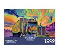 Puzzle 1000 Piezas Gran camiónJuego Educativo Entretenimento Multicolor Fantasy Style Juego Familiar Regalo Juguete Colorido Para Niños De 8 A 12 Años 38x26cm/1000pcs