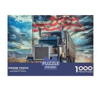 Puzzle 1000 Piezas Gran camiónJuego Educativo Entretenimento Multicolor Flag Regalo, Diversión Clásicos Para Adultos Y Niños A Partir De 12 Años Puzzle 38x26cm/1000pcs