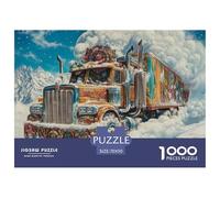 Puzzle 1000 Piezas Gran camiónJuego Educativo Pasatiempo Creativo Snow Rushes Forward Regalo, Diversión Para Adultos Y Niños Mayores De 12 Años 70x50cm/1000pcs