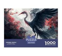 Puzzle 1000 Piezas Grúa coronada Roja, Desafío, Juguete Entretenimento Multicolor Fairy PájaroJuego Familiar Regalo Para Adultos Y Niños 70x50cm/1000pcs