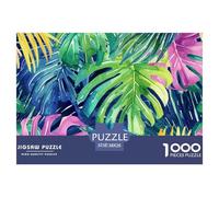 Puzzle 1000 Piezas Hojas de Palma, Desafío, Juguete Entretenimento Multicolor Leaf Juego Familiar Regalo Clásicos Para Adultos Y Niños A Partir De 12 Años Puzzle 38x26cm/1000pcs